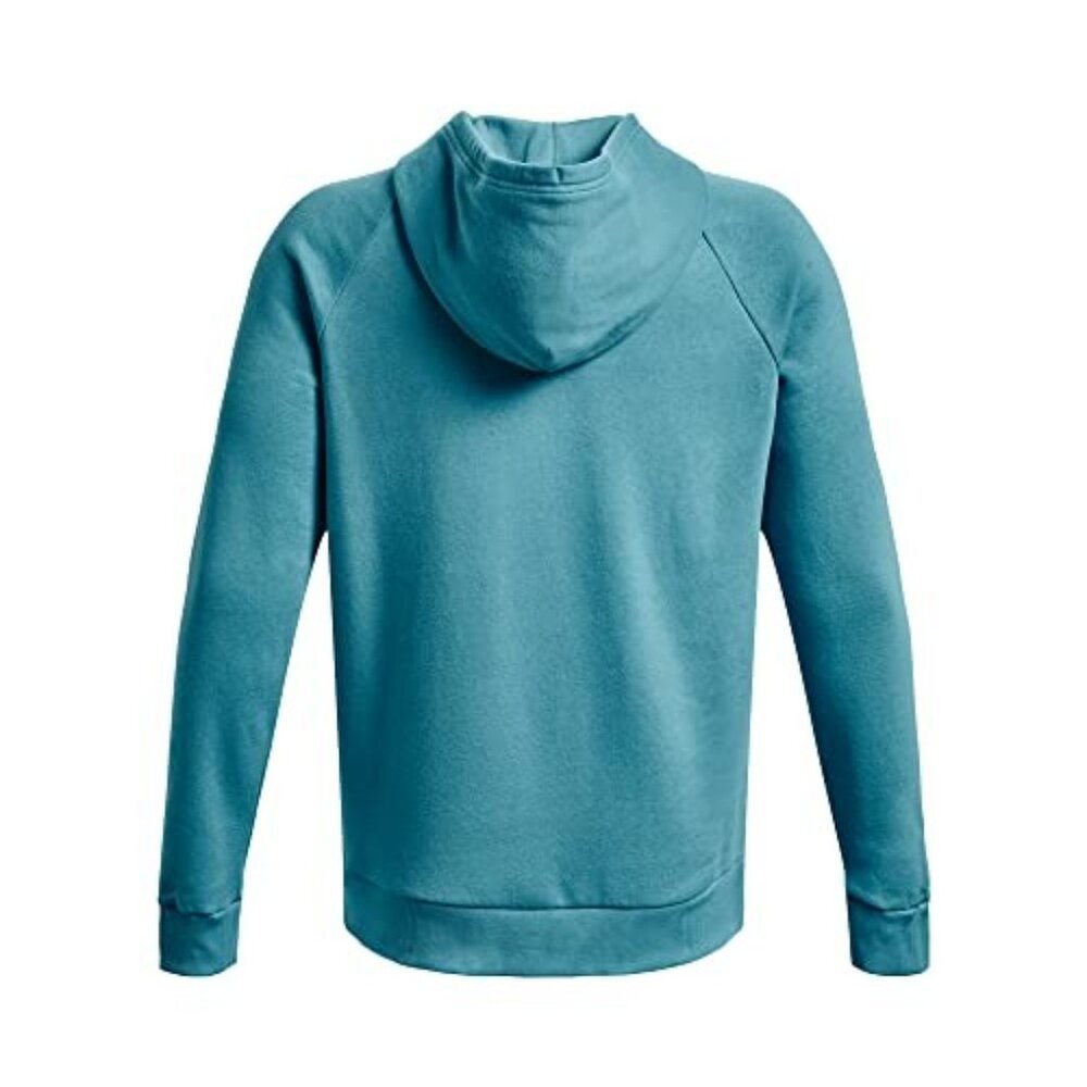 Under Armour Men's Rival Fleece Pullover Hoodie Sz. M Bright Blue - Picture 11 of 12